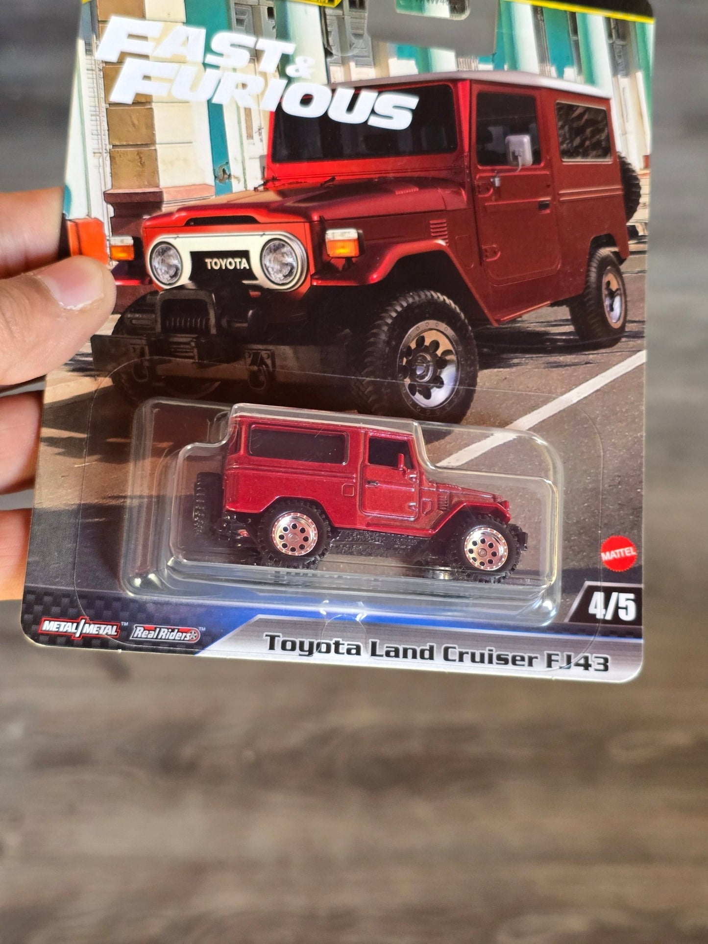 Premium Hot Wheels Toyota Land Cruiser FJ43 - Fast & Furious (Imported) - Kinder Logs