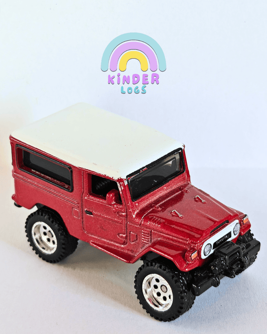 Premium Hot Wheels Toyota Land Cruiser FJ43 - Red (Minor Paint Issue) - Kinder Logs