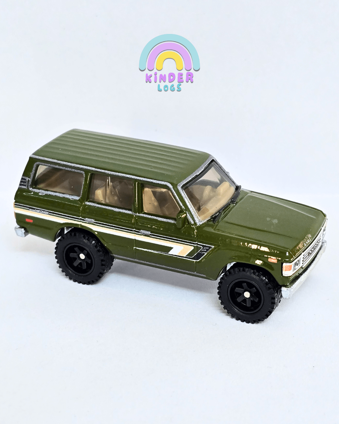 Premium Hot Wheels Toyota Land Cruiser FJ60 (Pre - Owned) - Kinder Logs