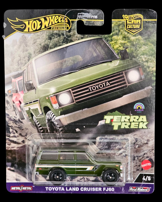 Premium Hot Wheels Toyota Land Cruiser FJ60 - Terra Trek - Kinder Logs