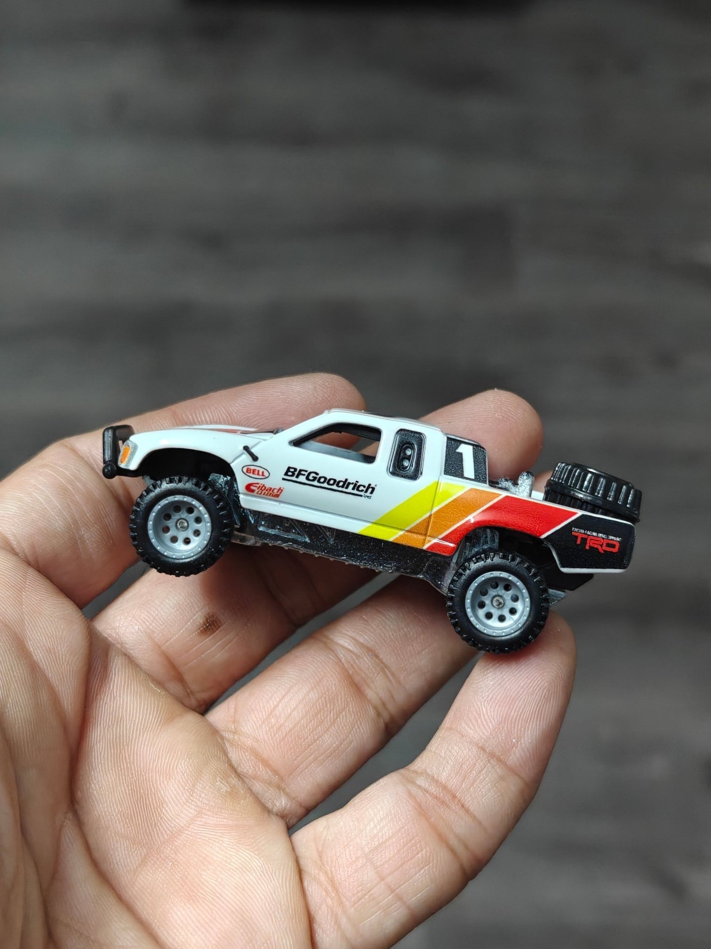 Premium Hot Wheels Toyota Off - Road Truck TRD BFGoodrich (Uncarded - New) - Kinder Logs
