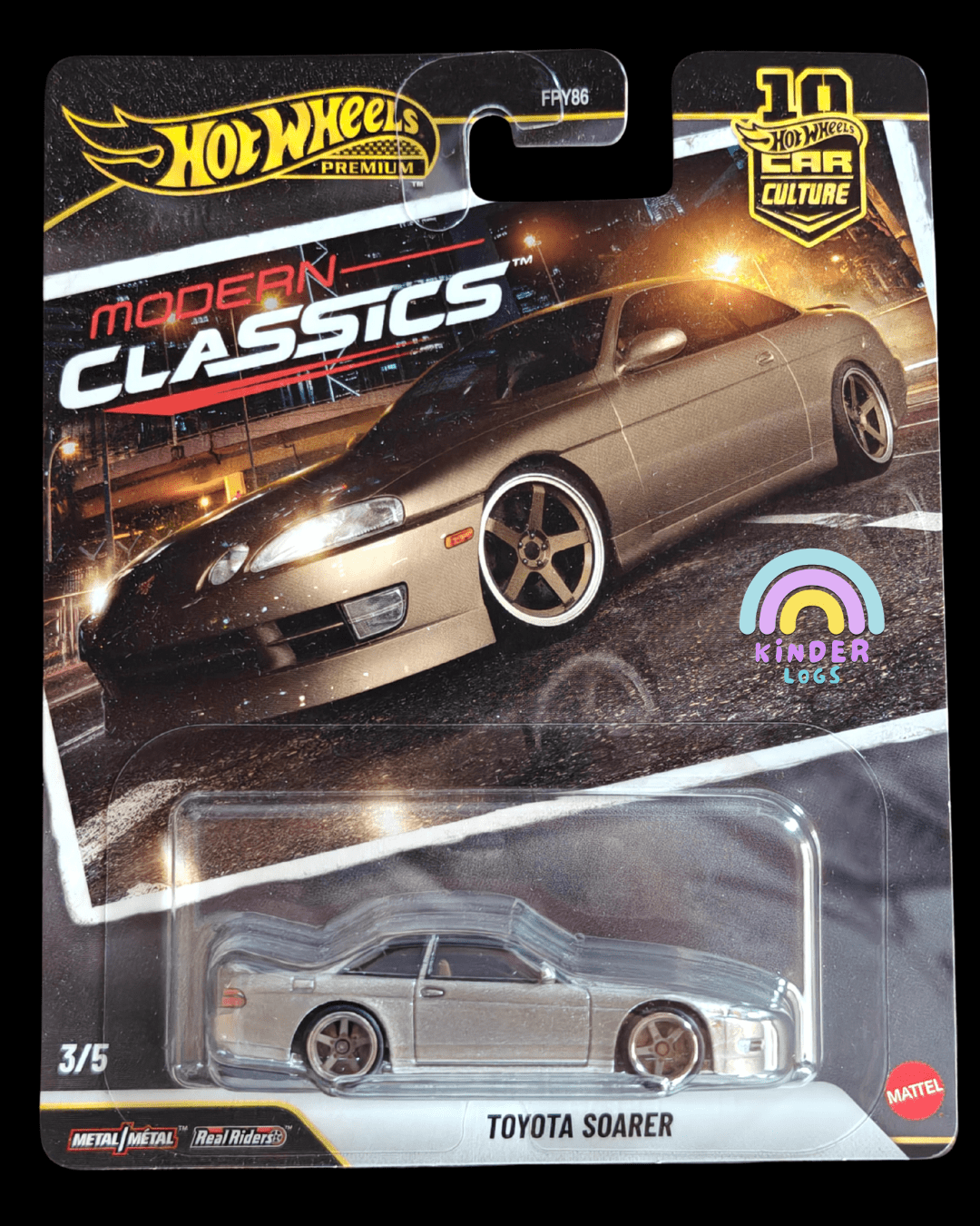 Premium Hot Wheels Toyota Soarer - Modern Classics (Imported) - Kinder Logs