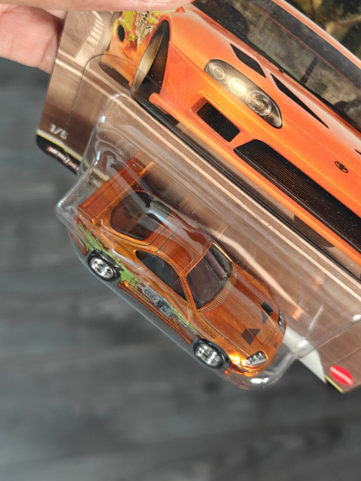 Premium Hot Wheels Toyota Supra - Fast & Furious 25 Years (Imported) - Kinder Logs