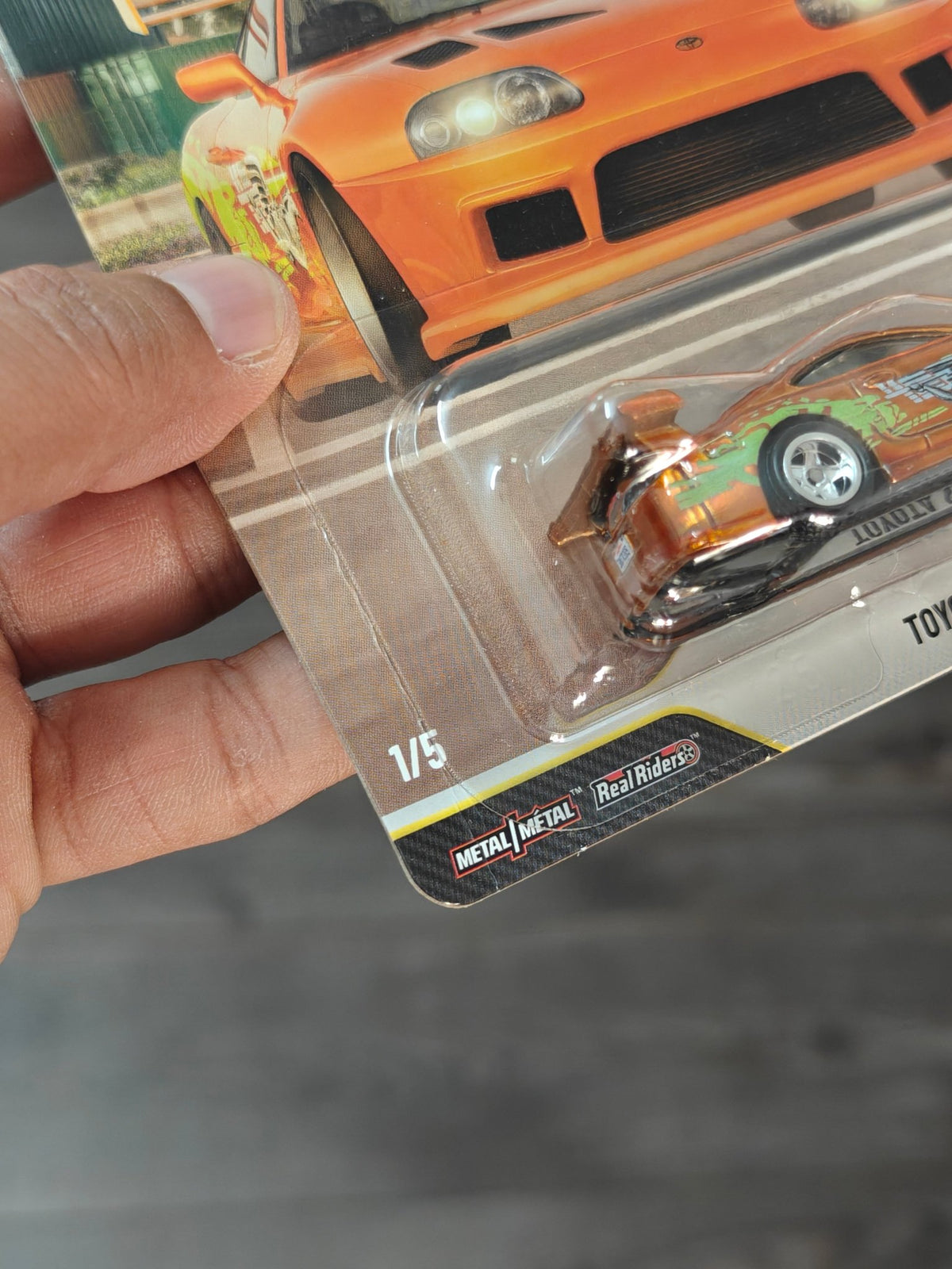 Premium Hot Wheels Toyota Supra - Fast & Furious 25 Years (Imported) - Kinder Logs