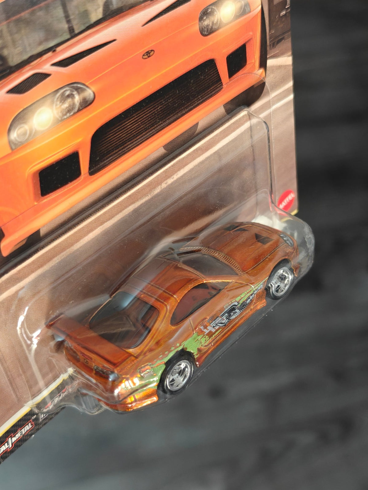 Premium Hot Wheels Toyota Supra - Fast & Furious 25 Years (Imported) - Kinder Logs