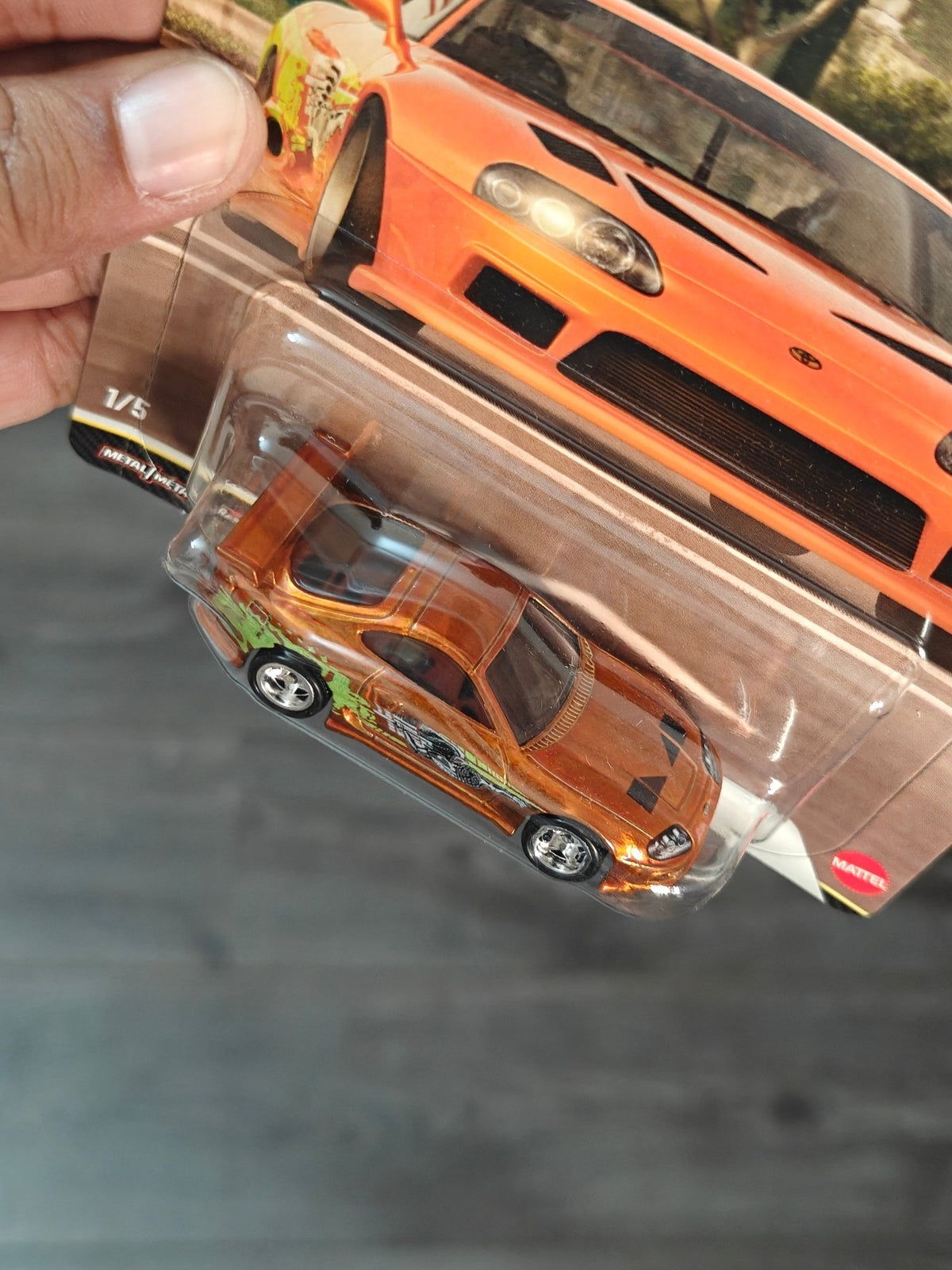 Premium Hot Wheels Toyota Supra - Fast & Furious 25 Years (Imported) - Kinder Logs
