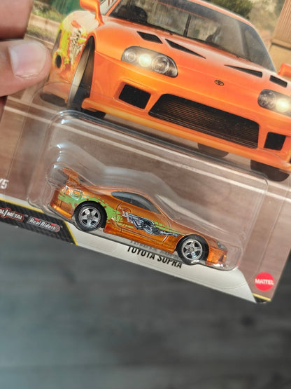 Premium Hot Wheels Toyota Supra - Fast & Furious 25 Years (Imported) - Kinder Logs