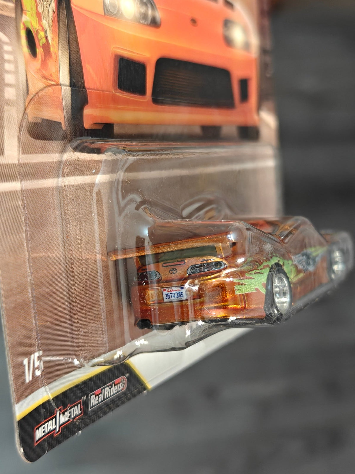 Premium Hot Wheels Toyota Supra - Fast & Furious 25 Years (Imported) - Kinder Logs