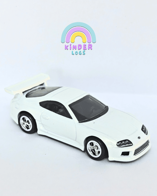 Premium Hot Wheels Toyota Supra With Chrome Wheels (Uncarded - New) - Kinder Logs