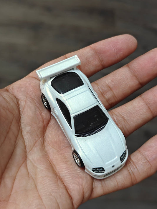 Premium Hot Wheels Toyota Supra With Chrome Wheels (Uncarded - New) - Kinder Logs