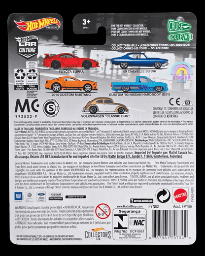 Premium Hot Wheels Volkswagen Classic Bug - Cruise Boulevard - Kinder Logs