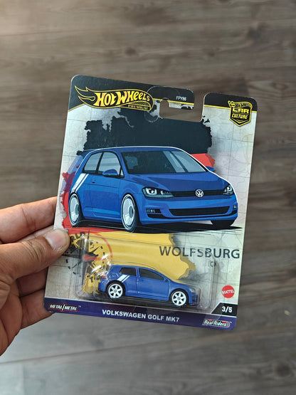 Premium Hot Wheels Volkswagen Golf MK7 (Imported) - Kinder Logs