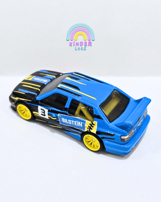 Premium Hot Wheels Volkswagen Jetta MK3 - Blue - Black (Uncarded) - Kinder Logs
