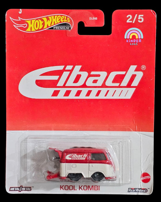 Premium Hot Wheels Volkswagen Kool Kombi Eibach (Creased Card) - Kinder Logs