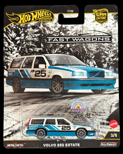 Premium Hot Wheels Volvo 850 Estate - Fast Wagons (Imported) - Kinder Logs