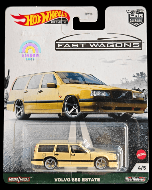Premium Hot Wheels Volvo 850 Estate - Fast Wagons (Imported) - Kinder Logs