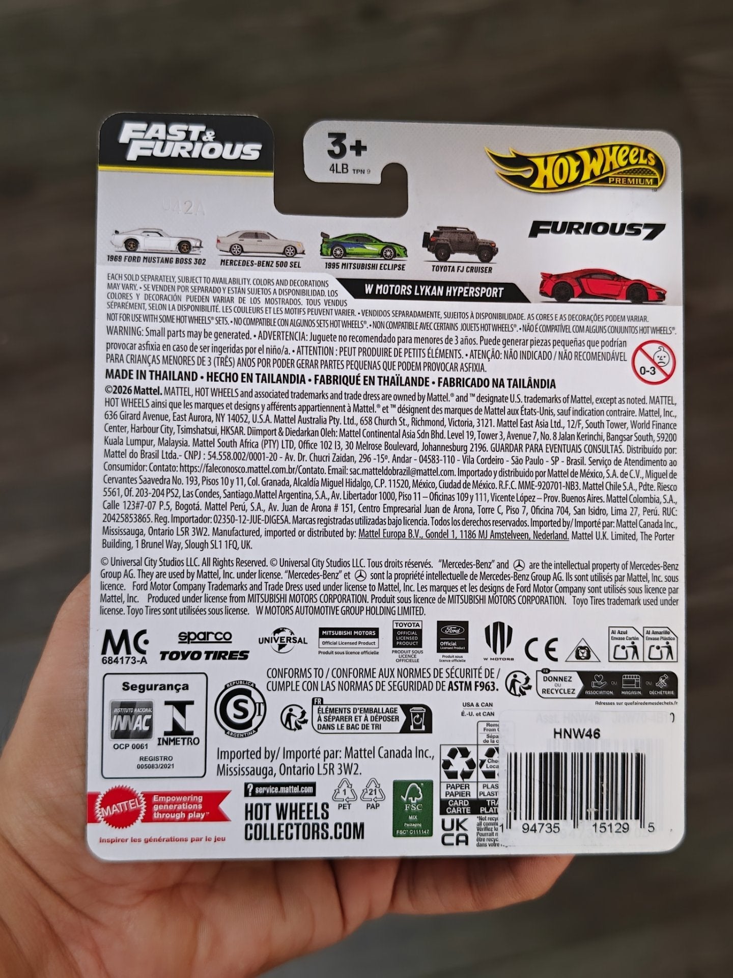 Premium Hot Wheels W Motors Lykan Hypersport - Fast And Furious (Imported) - Kinder Logs