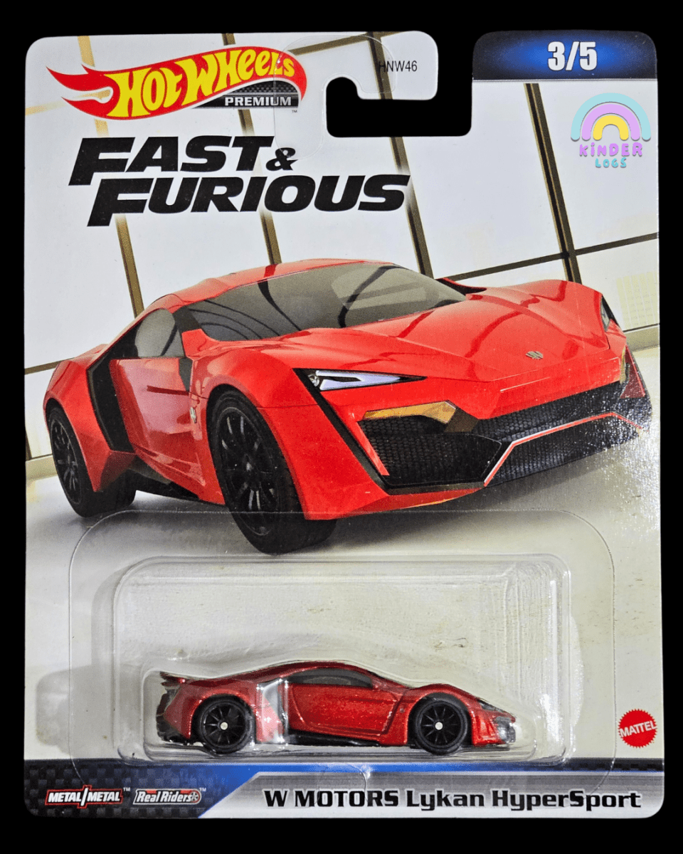 Premium Hot Wheels W Motors Lykan Hypersport - Fast & Furious - Kinder Logs