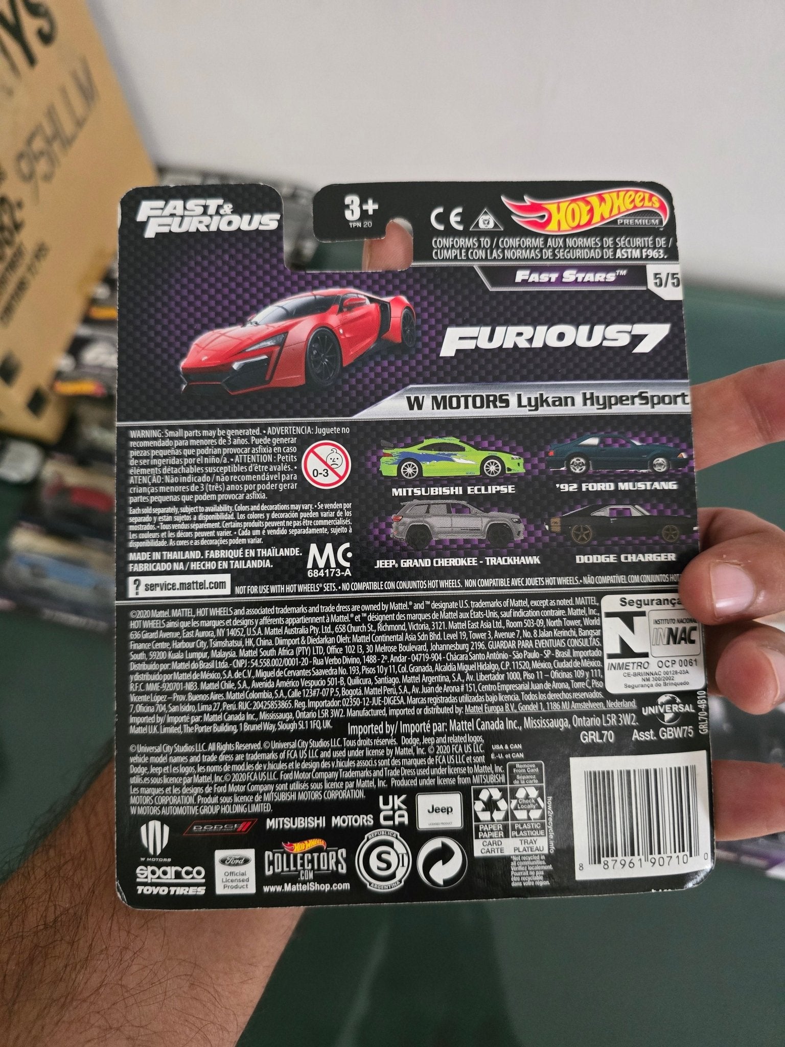 Premium Hot Wheels W Motors Lykan Hypersport - Fast Stars - F&F (Imported) - Kinder Logs