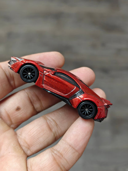 Premium Hot Wheels W Motors Lykan Hypersport - Red (Uncarded - New) - Kinder Logs