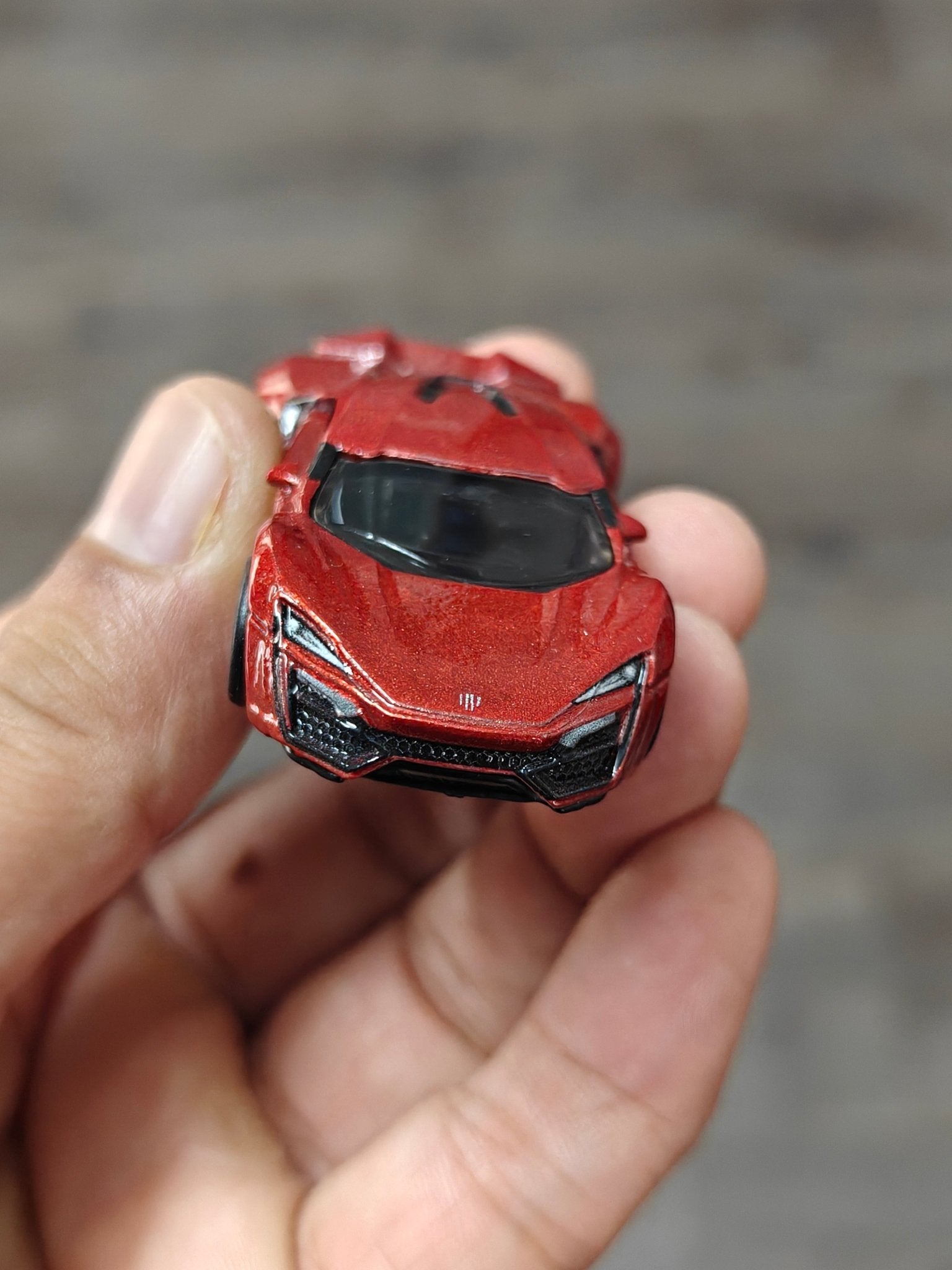Premium Hot Wheels W Motors Lykan Hypersport - Red (Uncarded - New) - Kinder Logs