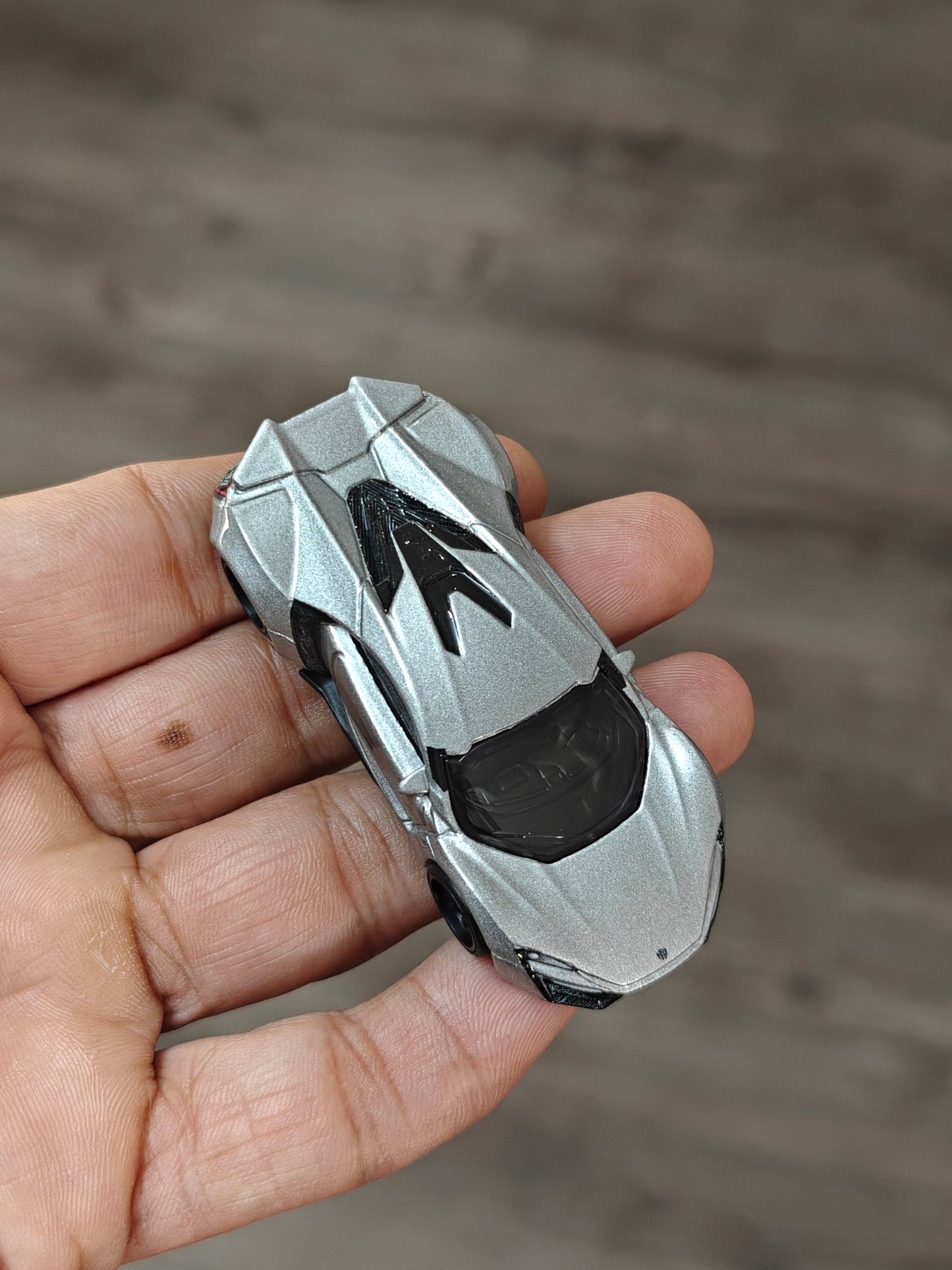 Premium Hot Wheels W Motors Lykan Hypersport - Silver (Uncarded - New) - Kinder Logs