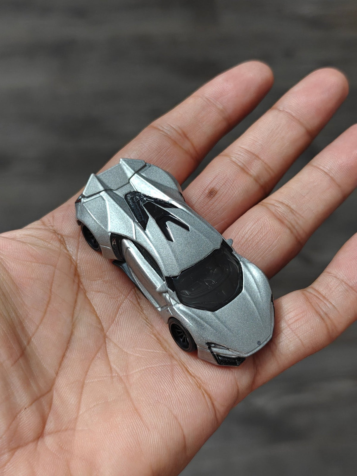 Premium Hot Wheels W Motors Lykan Hypersport - Silver (Uncarded - New) - Kinder Logs