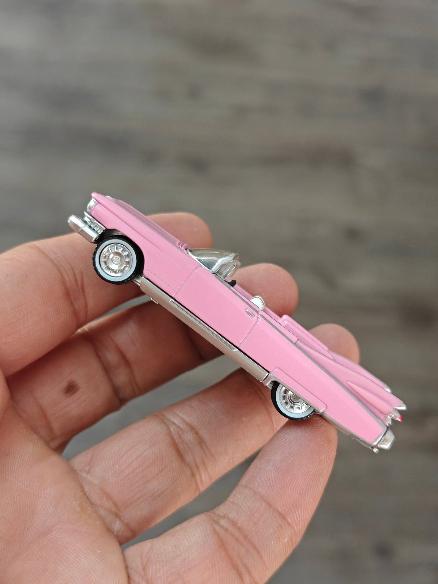 Premium Tomica Cadillac Eldorado Biarritz - Pink (Open Box) - Kinder Logs