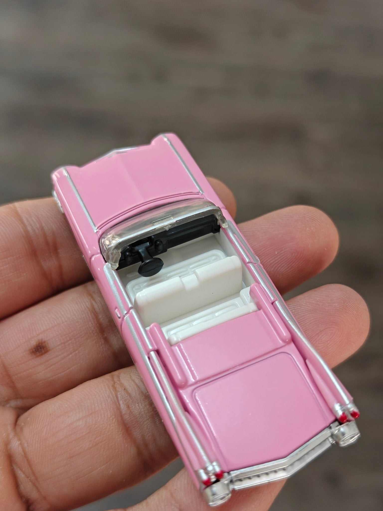 Premium Tomica Cadillac Eldorado Biarritz - Pink (Open Box) - Kinder Logs