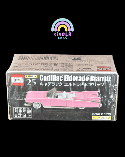 Premium Tomica Cadillac Eldorado Biarritz - Pink (Tomica 25) - Kinder Logs