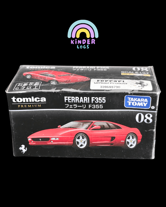 Premium Tomica Ferrari F355 (Tomica 08) - Kinder Logs