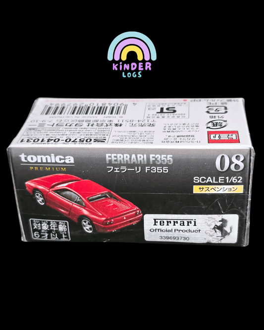 Premium Tomica Ferrari F355 (Tomica 08) - Kinder Logs