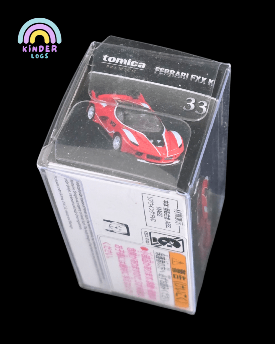 Premium Tomica Ferrari FXX K - Red Color (33) - Kinder Logs