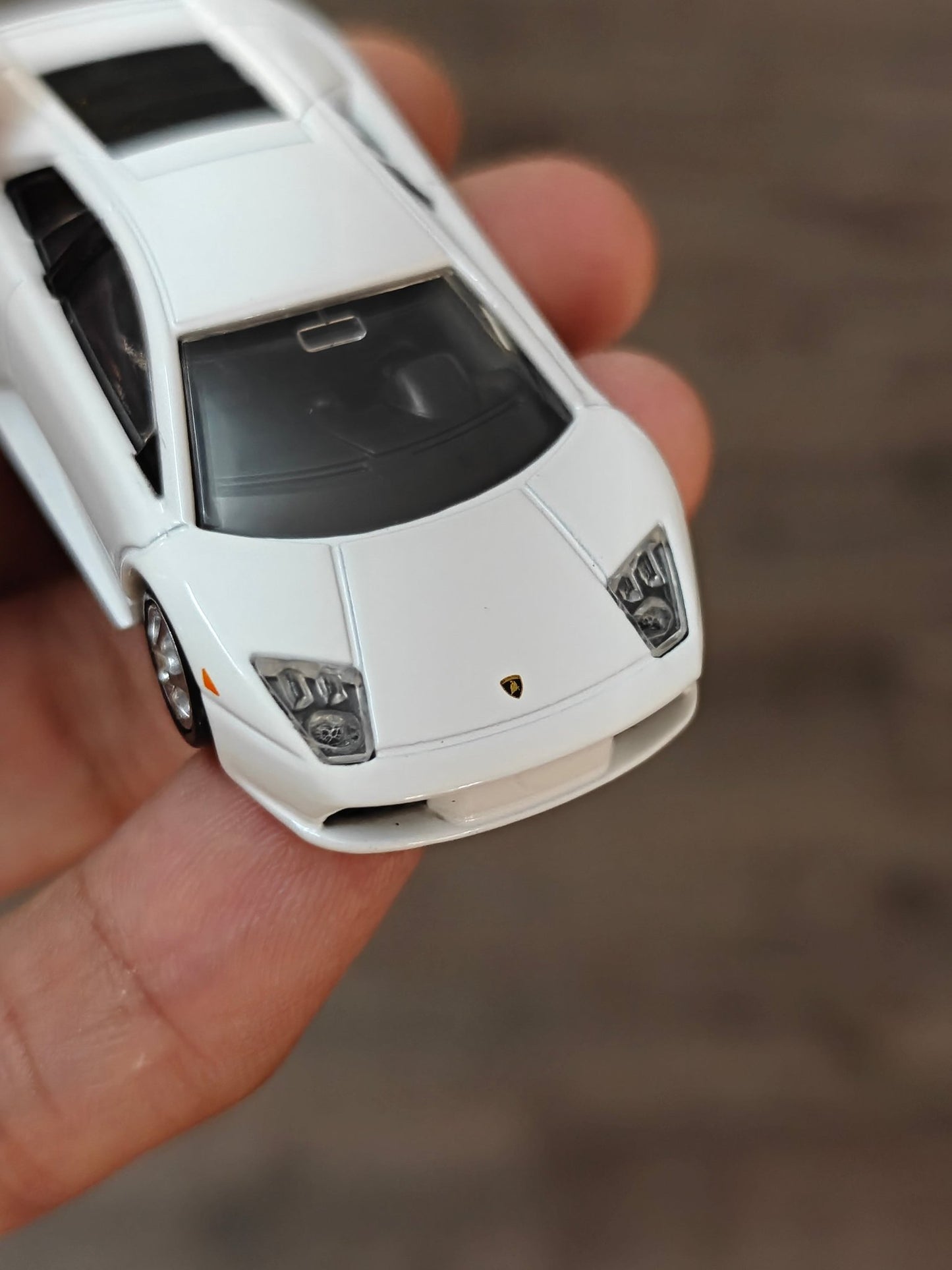Premium Tomica Lamborghini Murcielago - White (Open Box) - Kinder Logs