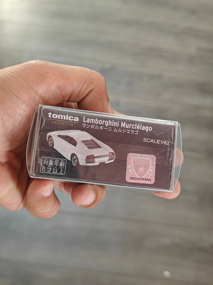 Premium Tomica Lamborghini Murcielago - White (Sealed Box) - Kinder Logs