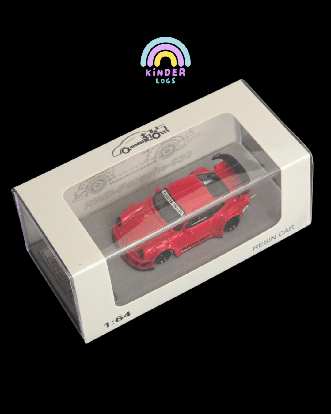 Qidian Porsche RWB 930 Premium Resin Model - Kinder Logs