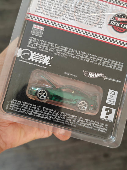 RLC Exclusive Hot Wheels 1997 Toyota Supra - Green - Kinder Logs