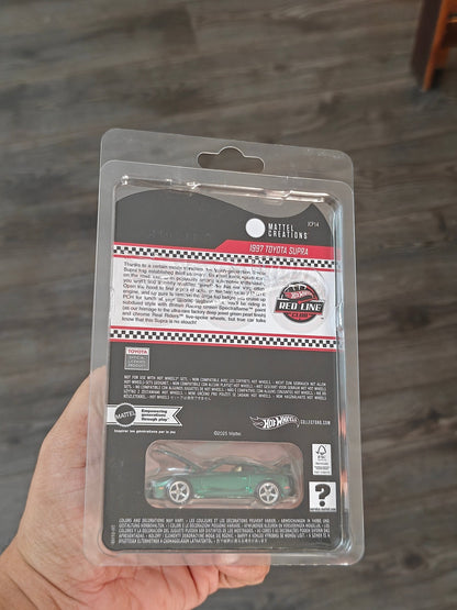 RLC Exclusive Hot Wheels 1997 Toyota Supra - Green - Kinder Logs