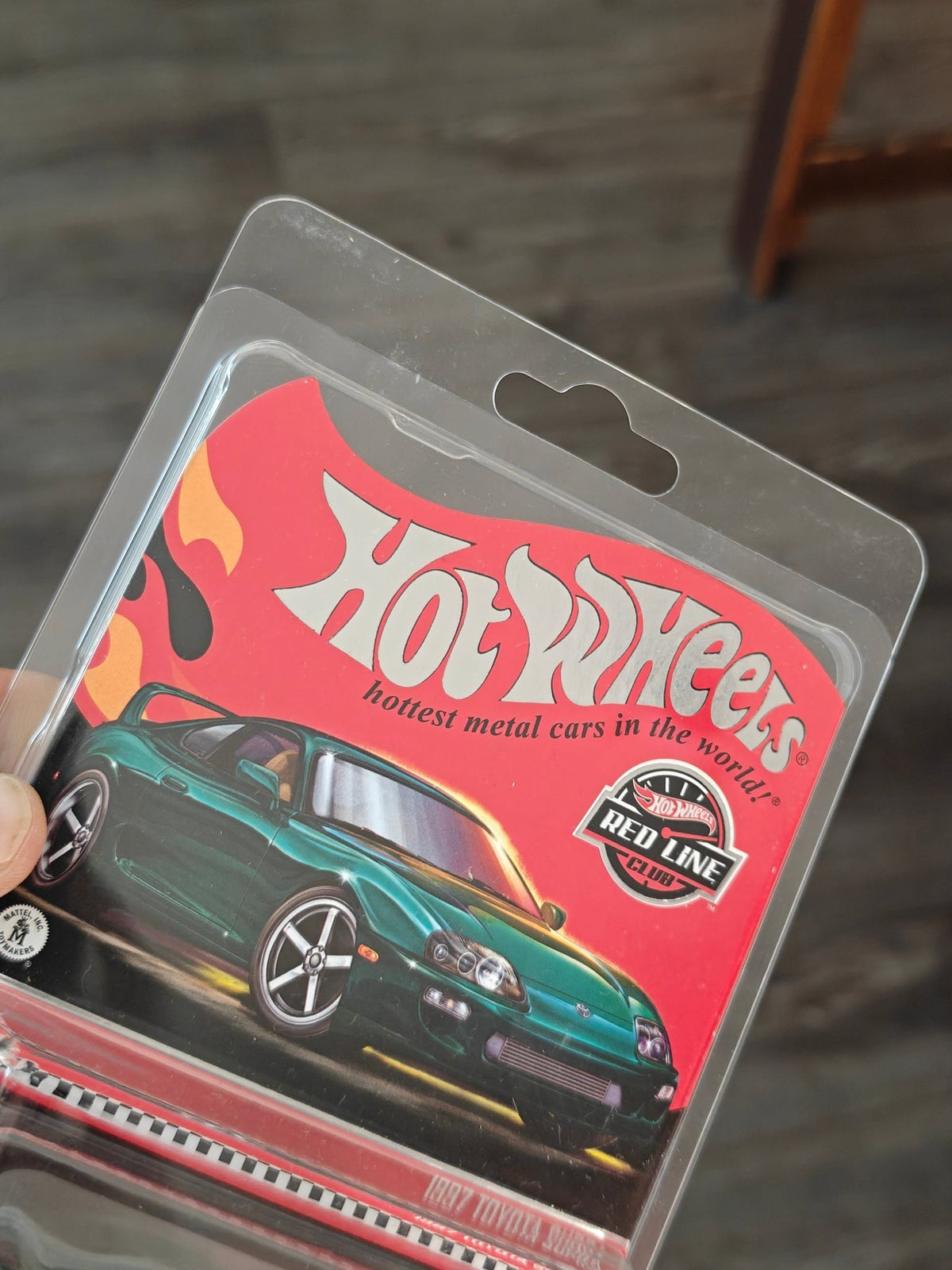 RLC Exclusive Hot Wheels 1997 Toyota Supra - Green - Kinder Logs