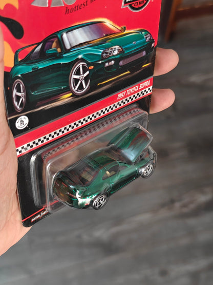 RLC Exclusive Hot Wheels 1997 Toyota Supra - Green - Kinder Logs