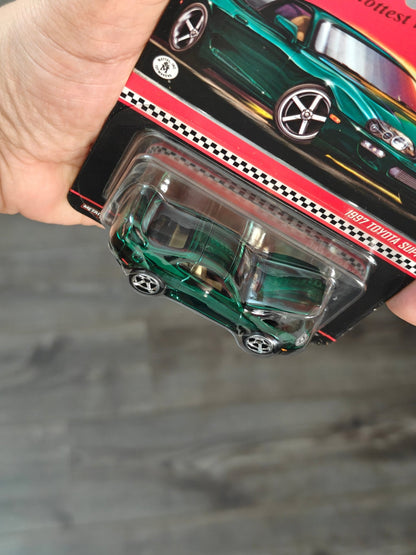 RLC Exclusive Hot Wheels 1997 Toyota Supra - Green - Kinder Logs
