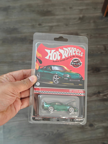 RLC Exclusive Hot Wheels 1997 Toyota Supra - Green - Kinder Logs