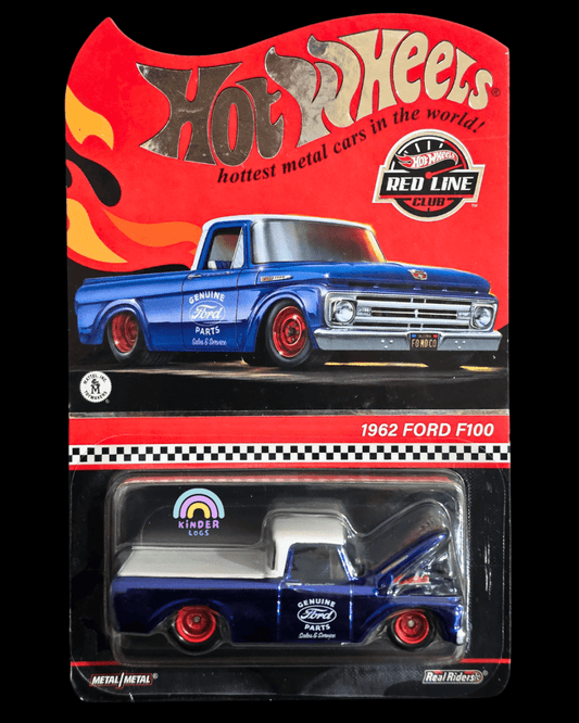 RLC Hot Wheels 1962 Ford F100 - Kinder Logs