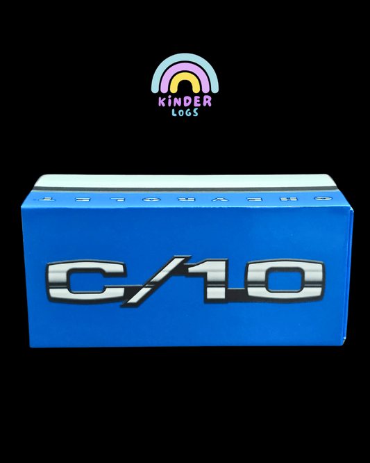 RLC Hot Wheels 1969 Chevrolet C/10 (Navy Blue) - Kinder Logs