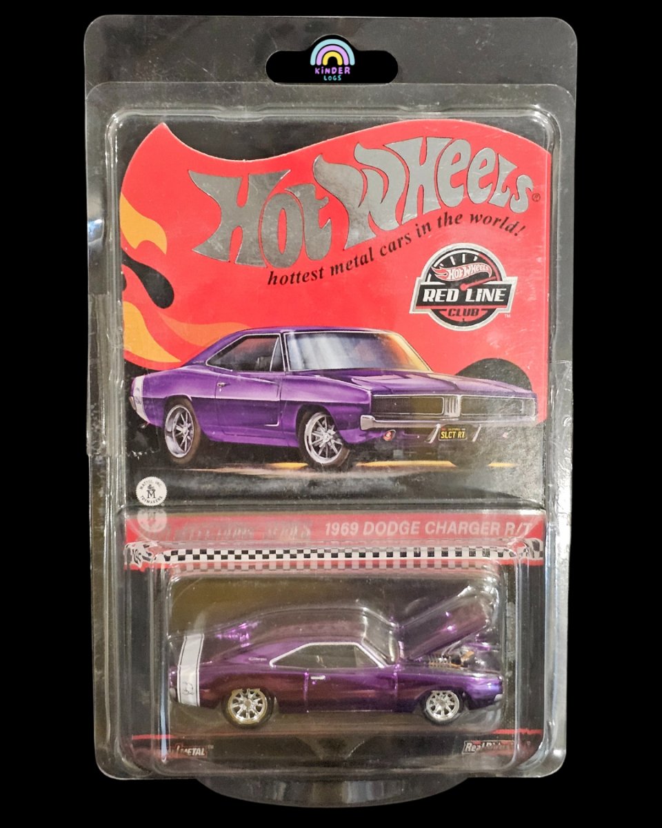 RLC Hot Wheels 1969 Dodge Charger R/T - Kinder Logs