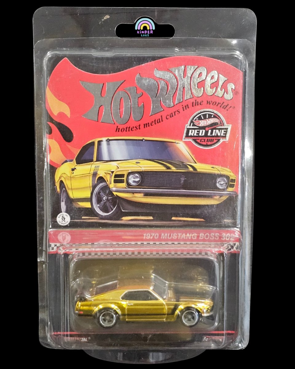 RLC Hot Wheels 1970 Ford Mustang Boss 302 - Kinder Logs