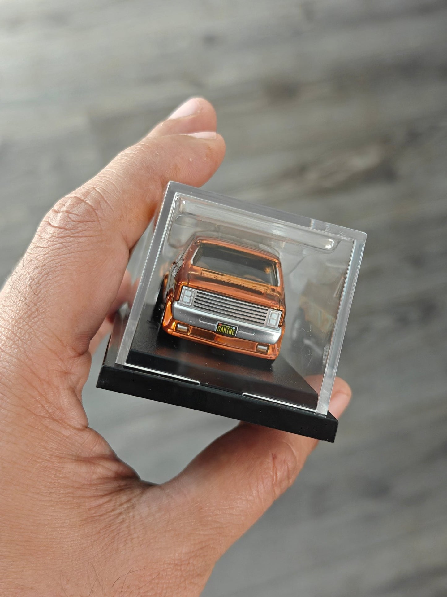 RLC Hot Wheels 1970s Dodge Tradesman Van (Spectraflame Root Beer) - Kinder Logs