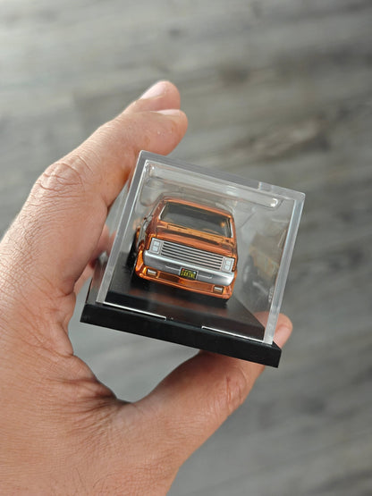 RLC Hot Wheels 1970s Dodge Tradesman Van (Spectraflame Root Beer) - Kinder Logs