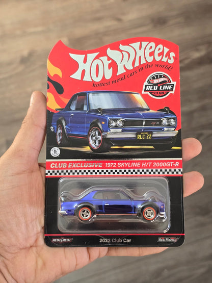 RLC Hot Wheels 1972 Nissan Skyline H/T 2000GT - R - Kinder Logs