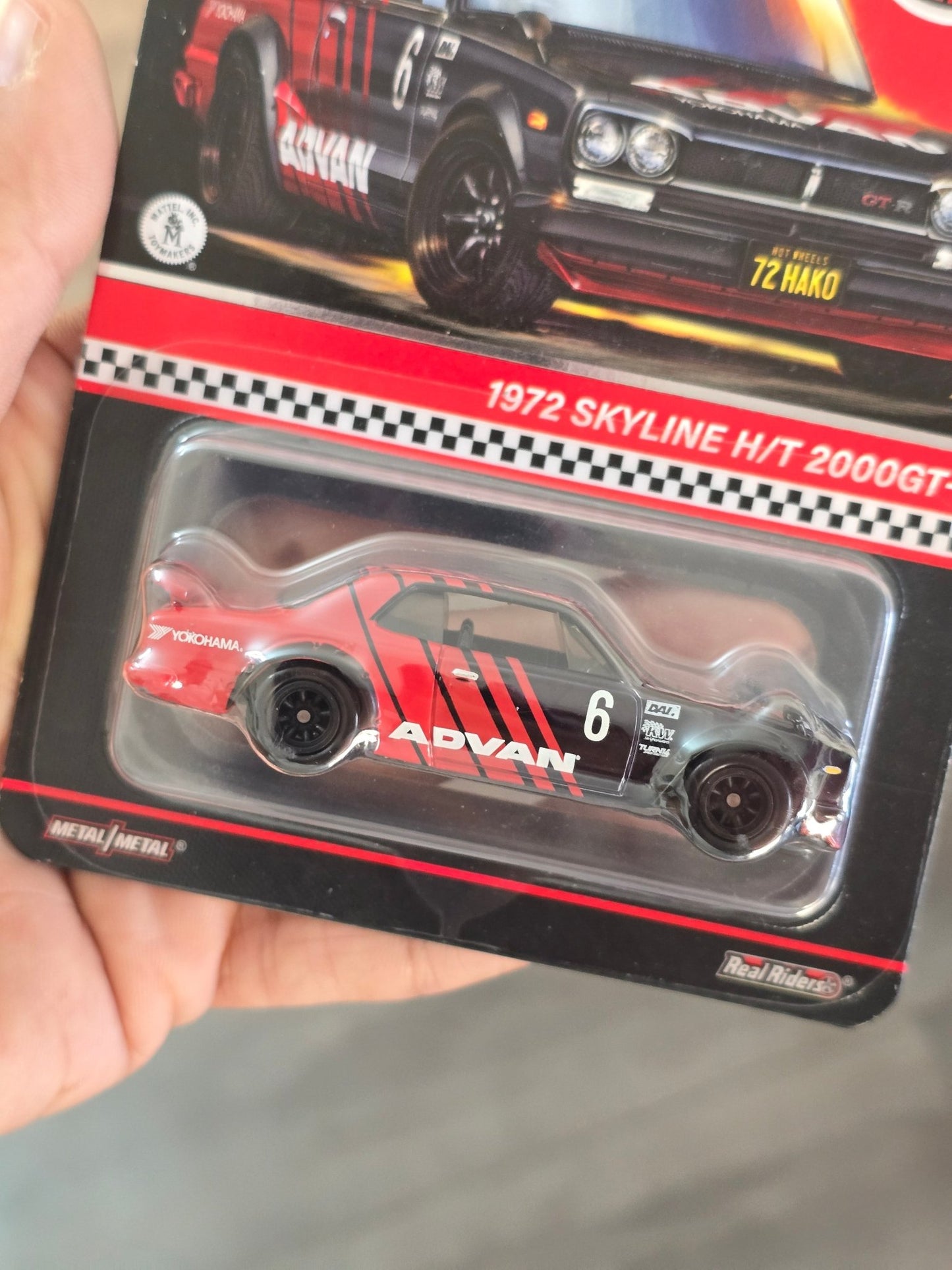 RLC Hot Wheels 1972 Skyline H/T 2000GT - R Advan Edition - Kinder Logs